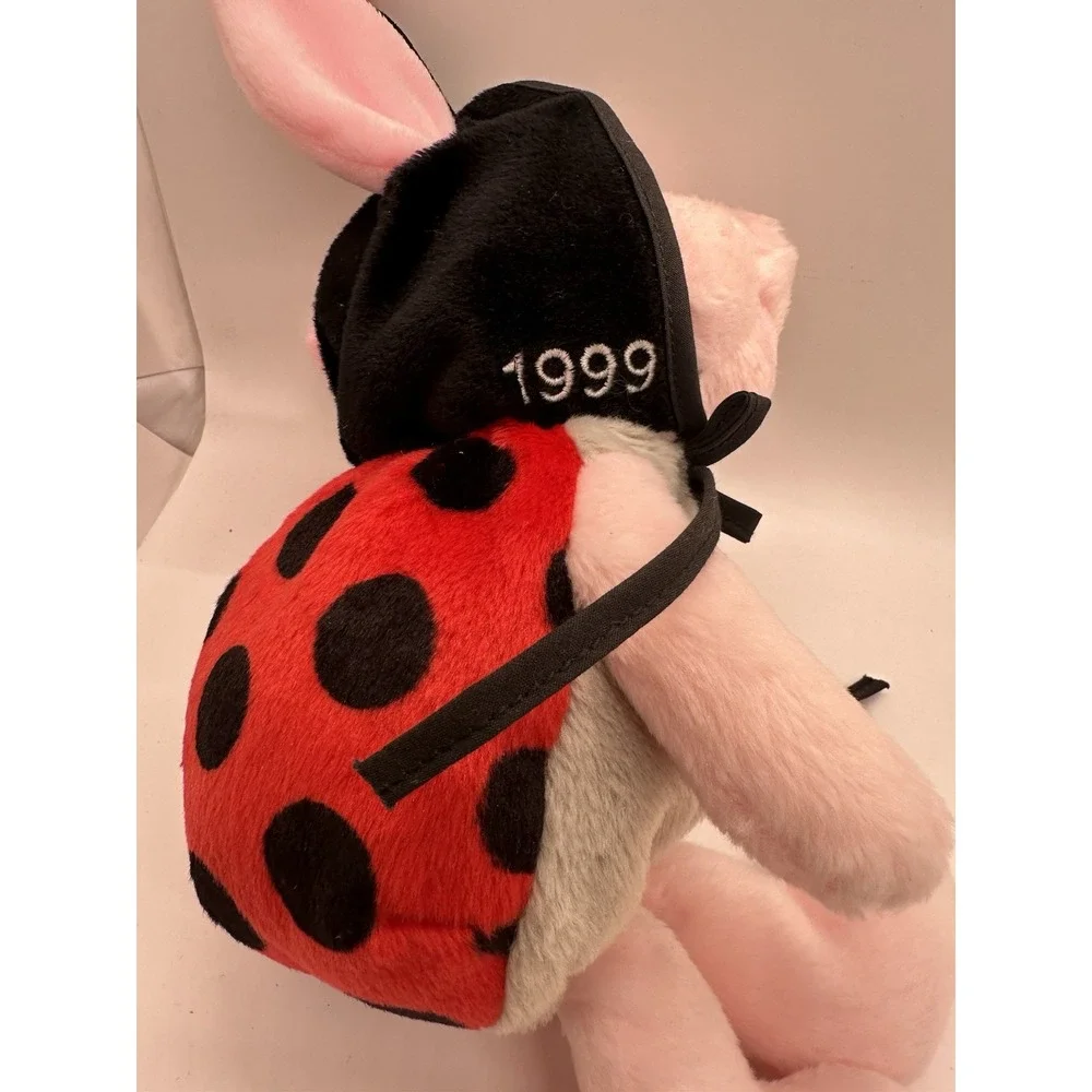 Walt Disney World‎ - 1999 Ladybug Piglet - Bean Bag - With Tag - Vintage - 12